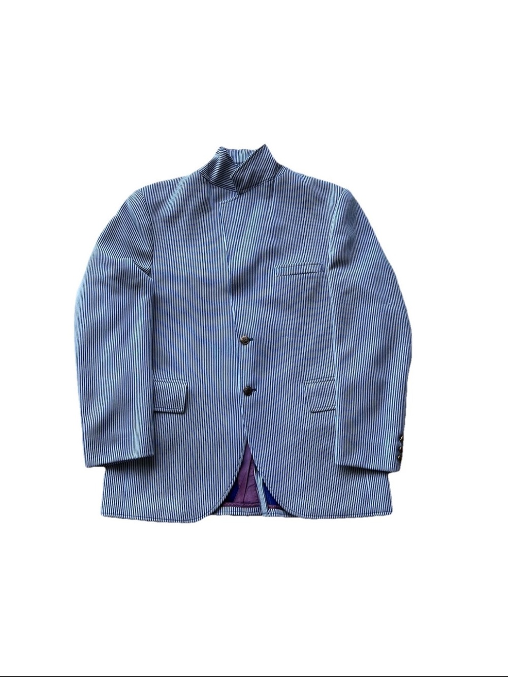 VTG Derby San Francisco Men's Striped Blazer Jacket Size 42